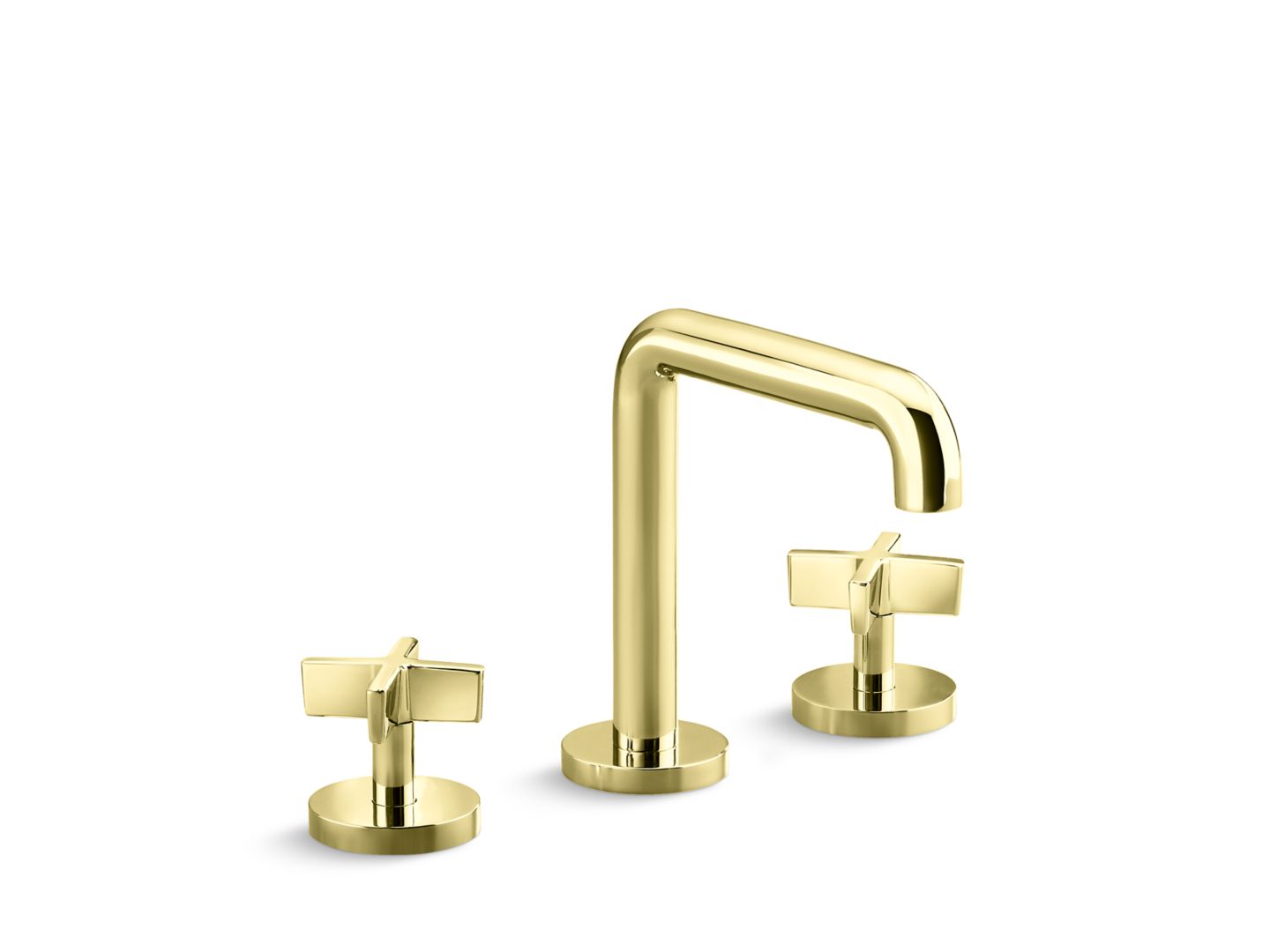 One Sink Faucet, Tall Spout, Cross Handles