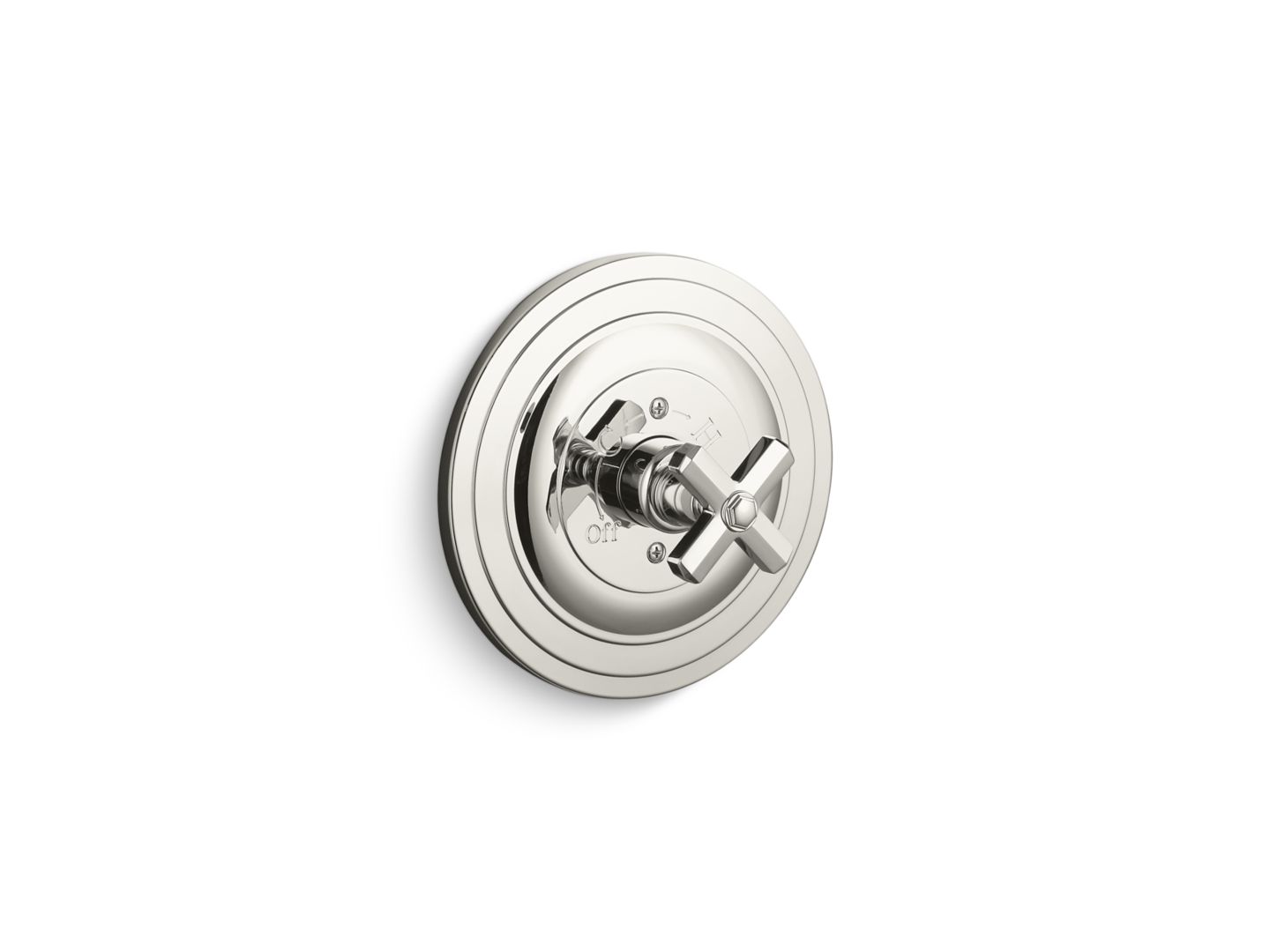 For Town Pressure Balance Trim, Cross Handle