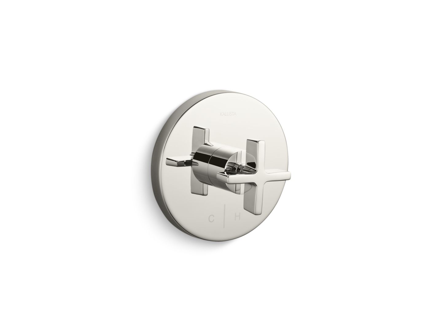 One™ Thermostatic trim, cross handle