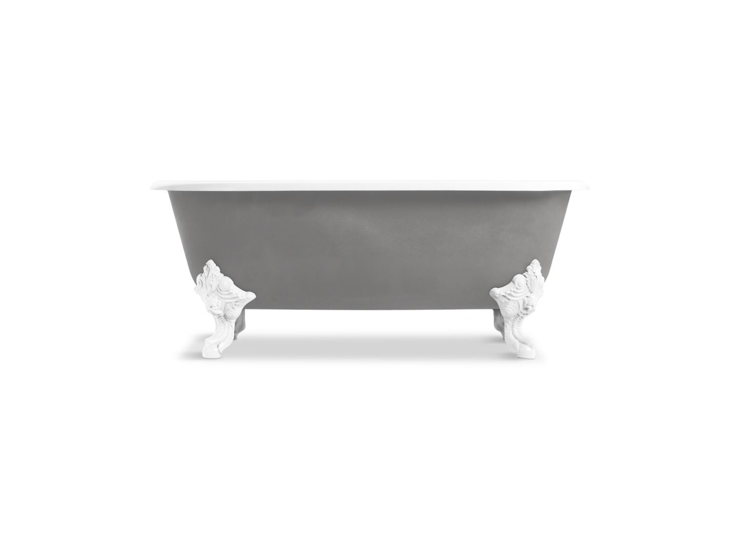 Circe Claw Foot Freestanding Bathtub with Primed Exterior