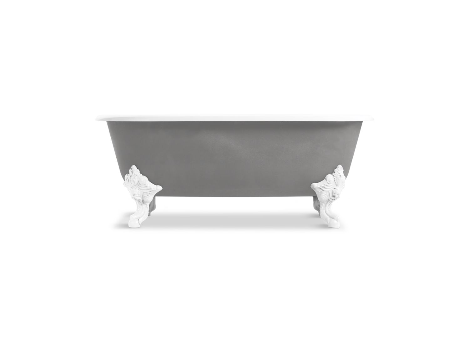 Circe Claw Foot Freestanding Bathtub With Primed Exterior P50202