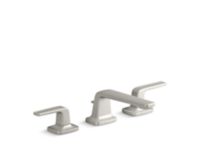 Deck-Mount Bath Faucet with Diverter 0