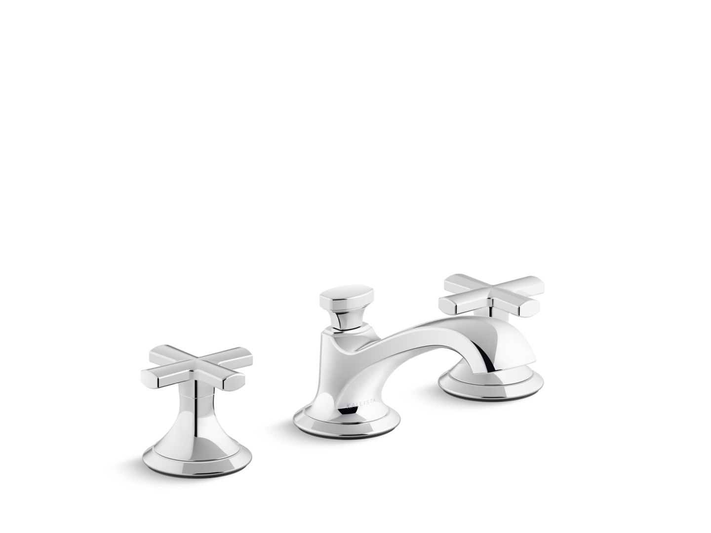 Script Sink Faucet, Low Spout, Cross Handles