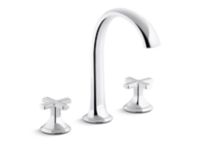 Sink Faucet, Arch Spout, Cross Handles 0