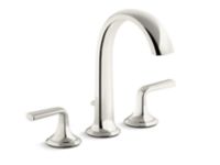 Deck-Mount Bath Faucet with Diverter, Lever Handles 0