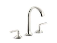 Sink Faucet, Arch Spout, Lever Handles 0