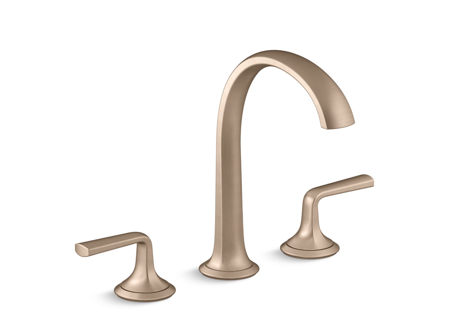 Script Sink Faucet Arch Spout Lever Handles P25007 Lv Sink