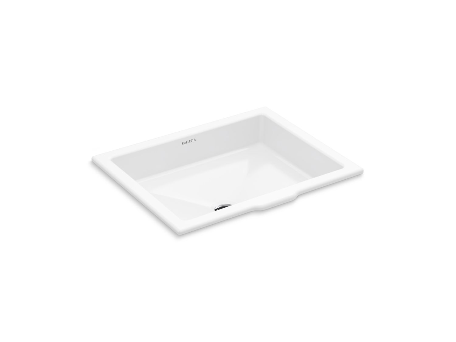 Perfect Undermount Sink, Centric Rectangle with overflow P74235WO