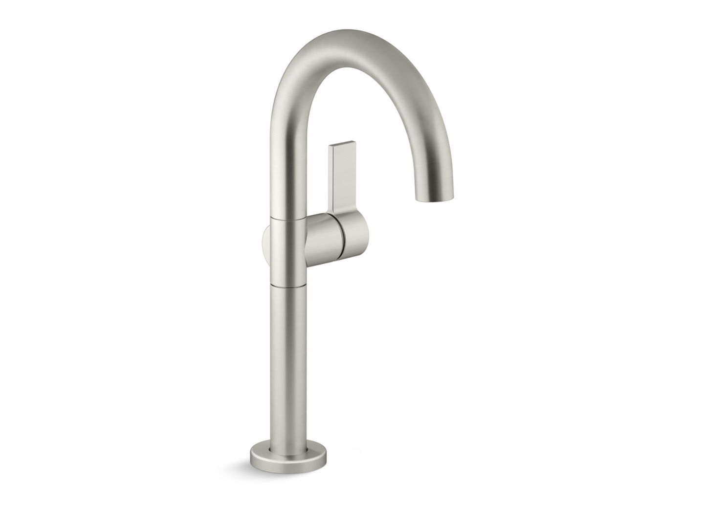 One Single-Control Sink Faucet, Tall Spout