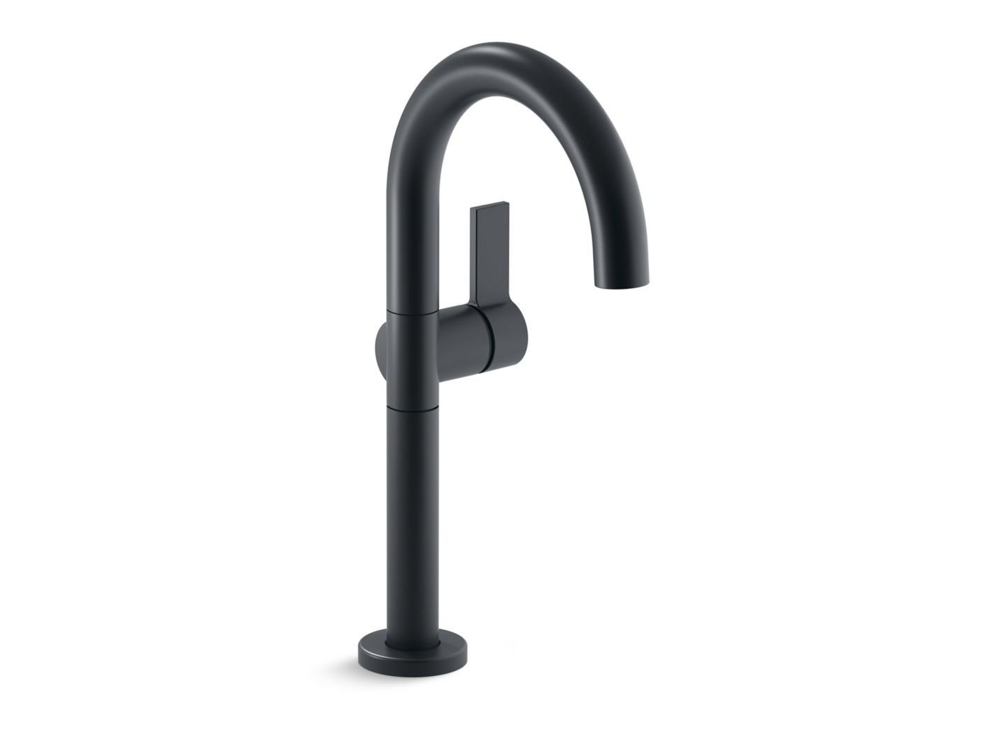 One Single-Control Sink Faucet, Tall Spout