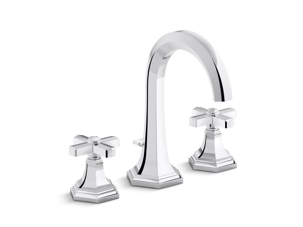 P24600CRULB by Kallista - Sink Faucet, Traditional Spout, Cross Handles -  Unlacquered Brass