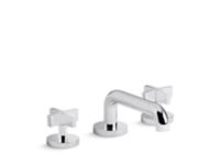 Sink Faucet, Low Spout, Cross Handles 0