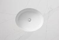 Under-mount Sink, Centric Oval with Overflow 2