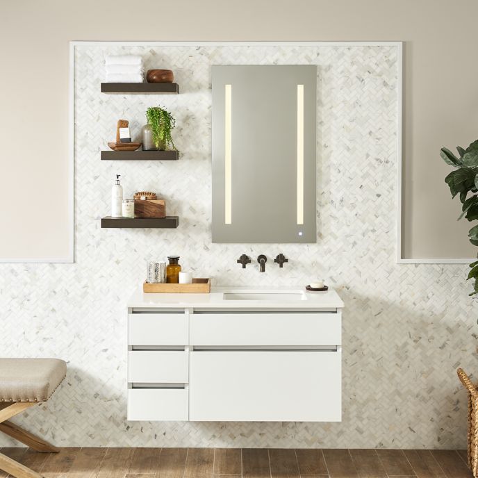 Aio Collection Led Bathroom Mirrors, Lightweight Wall Mirror Ikea Egypt