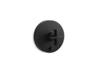 Pressure balance trim with diverter, cross handle 0