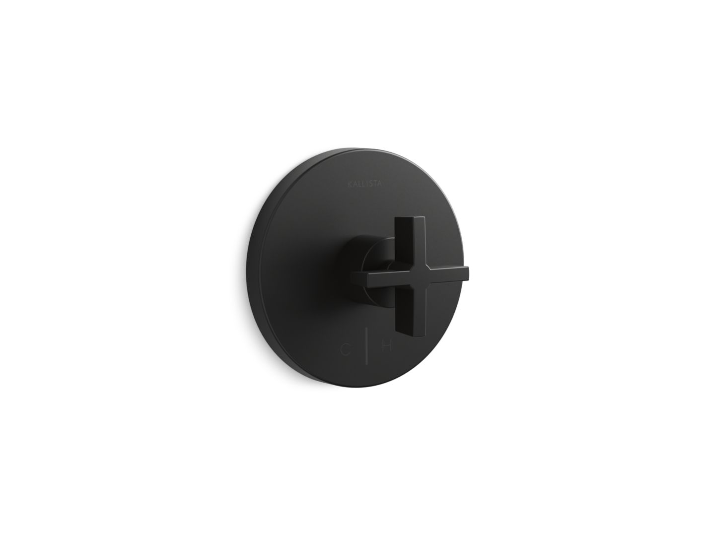 One™ Thermostatic trim, cross handle