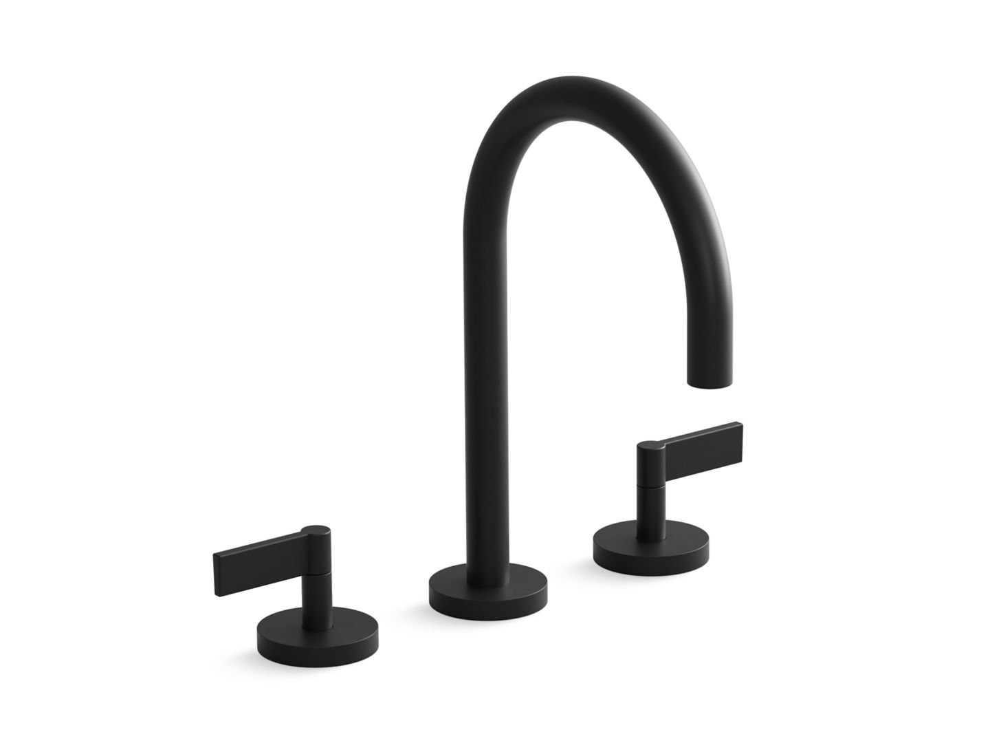 One Sink Faucet, Gooseneck Spout, Lever Handles