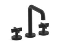 Deck-mount bath faucet, cross handles 0
