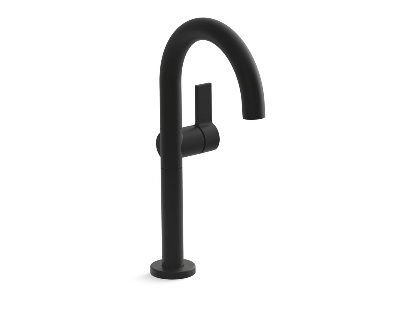 One Single-Control Sink Faucet, Tall Spout