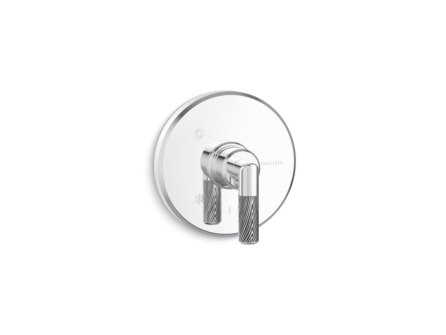 Pinna Paletta Single Control Trim, Lever Handle by Laura Kirar