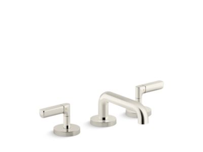 Sink Faucet, Low Spout, Lever Handles