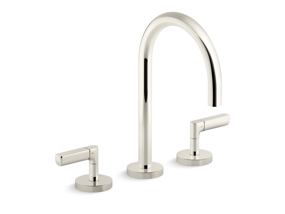 Unique Bathroom Faucets Brushed Nickel/ Chrome Silver Brass One Hole Single  Handle Luxury