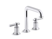 Deck-Mount Bath Faucet, Lever Handles 0