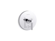 Central Park West® Thermostatic trim, lever handle