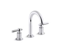 Sink Faucet, Arch Spout, Lever Handles 0