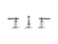 Sink faucet, low spout, lever handles 2