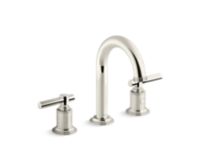 Sink Faucet, Arch Spout, Lever Handles 1