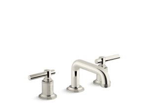 Sink Faucet, Low Spout, Lever Handles