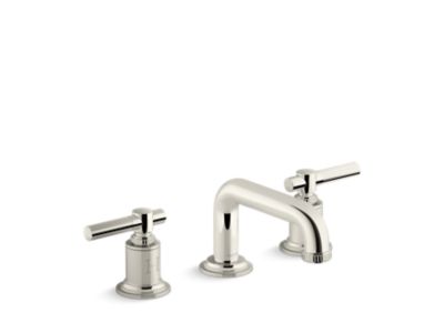 Sink Faucet, Low Spout, Lever Handles