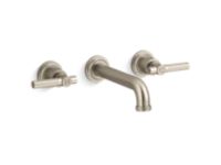 Wall-Mount Sink Faucet, Lever Handles 0