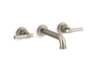 Wall-Mount Sink Faucet, Lever Handles 0