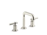 Sink faucet, tall spout, lever handles 1