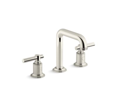 Sink faucet, tall spout, lever handles