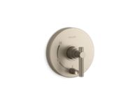 Pressure balance trim with diverter, lever handle 0