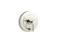 Pressure balance trim with diverter, lever handle 1