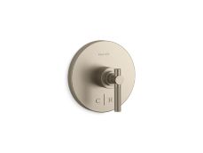 Central Park West® Thermostatic trim, lever handle