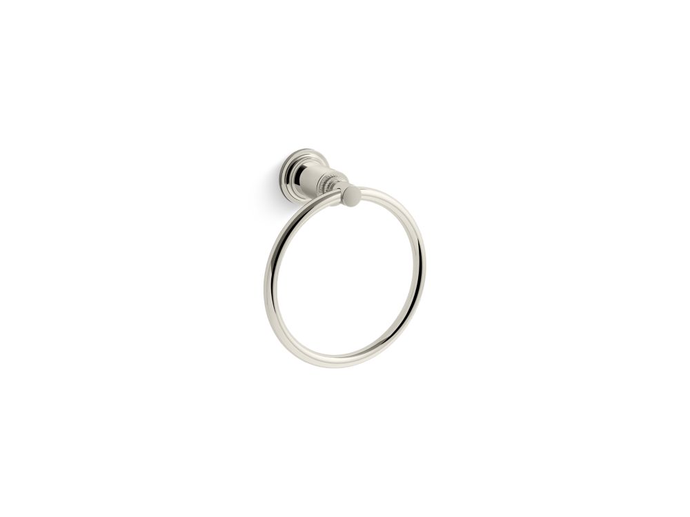 Kelton Towel Ring in Satin Nickel