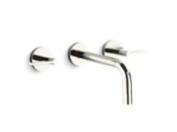 Wall-mount sink faucet, lever handles 1