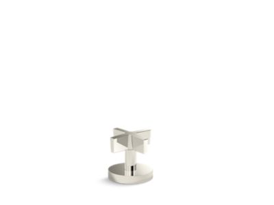 Deck-mount diverter trim, cross handle