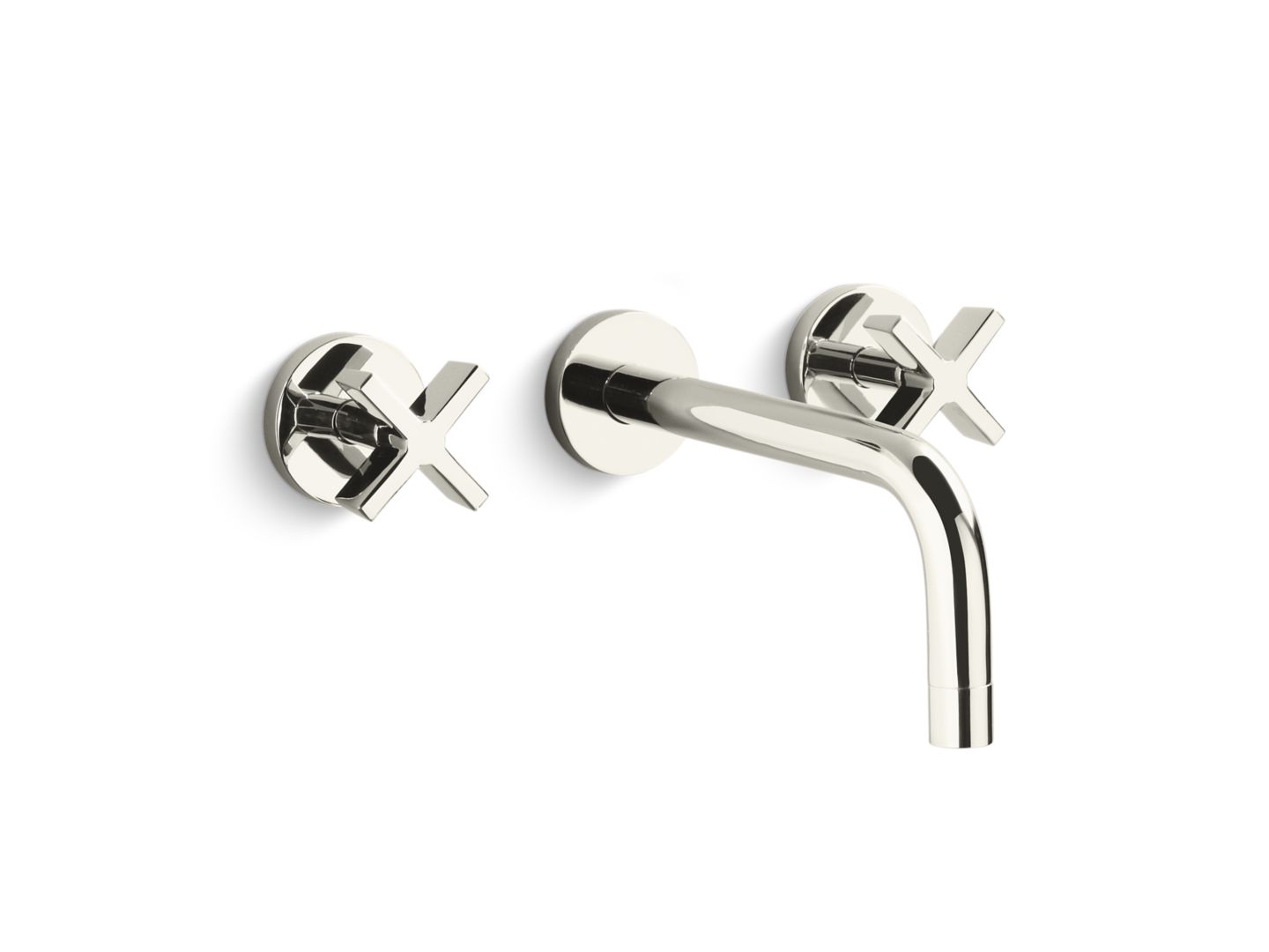 One Wall-Mount Sink Faucet, Cross Handles