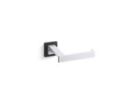 Toilet Paper Holder, with Matte Black Accents 0