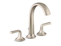 Deck-Mount Bath Faucet with Diverter, Lever Handles 1