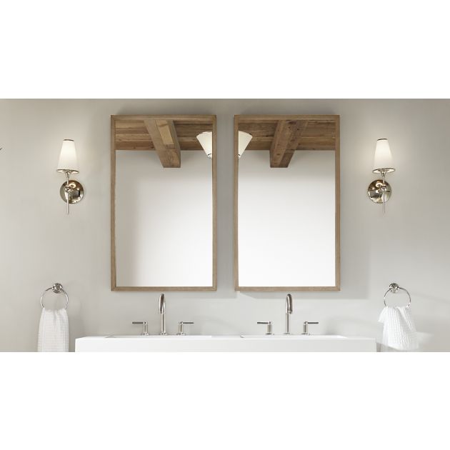 Thin Framed Wood Mirrors