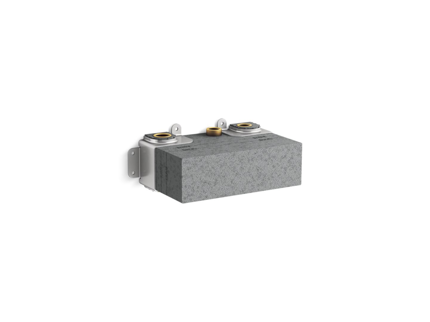 Foundations Mechanical showering two-port thermostatic valve with integrated volume control