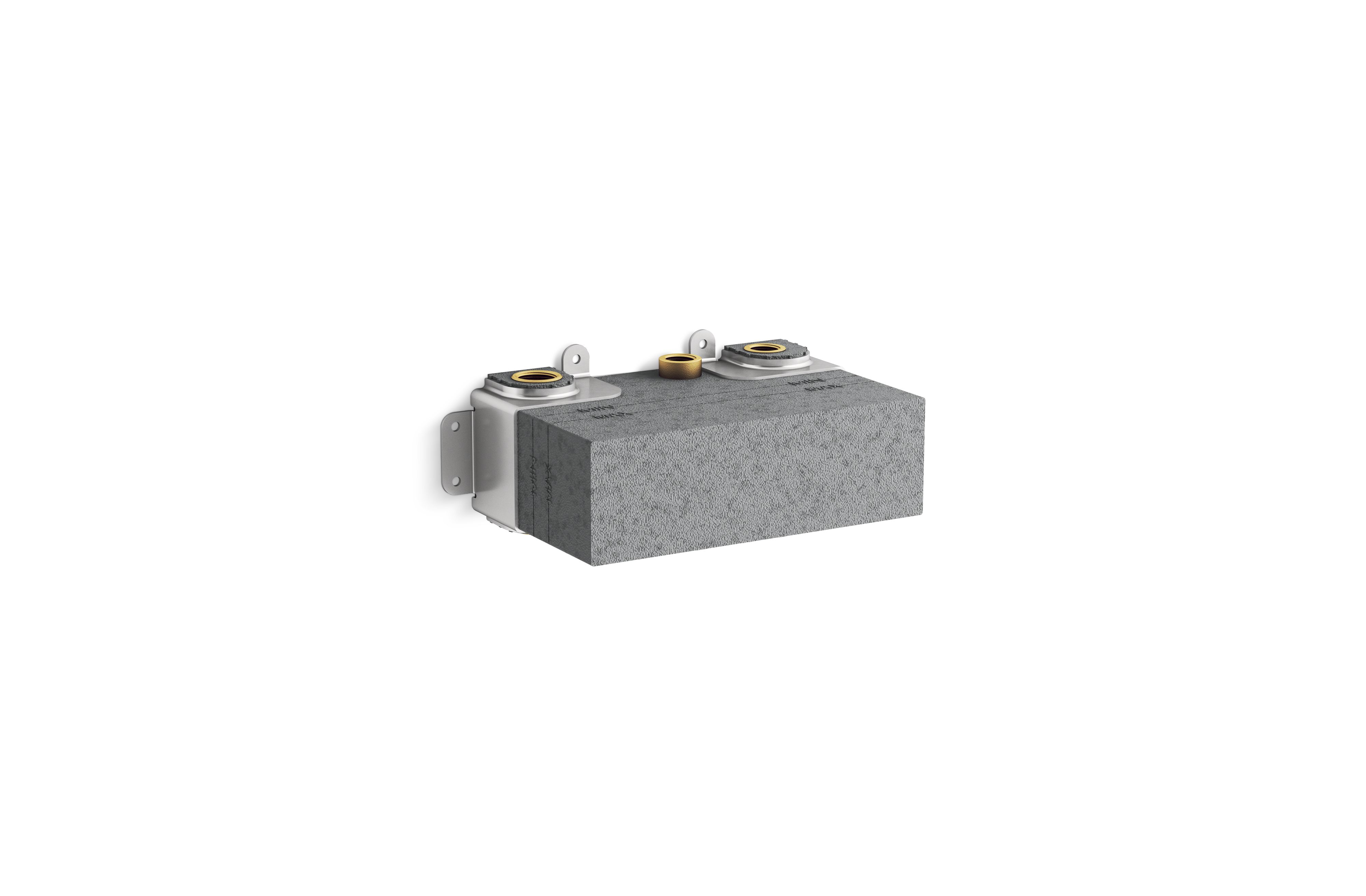 Foundations — Mechanical showering two-port thermostatic valve with integrated volume control
