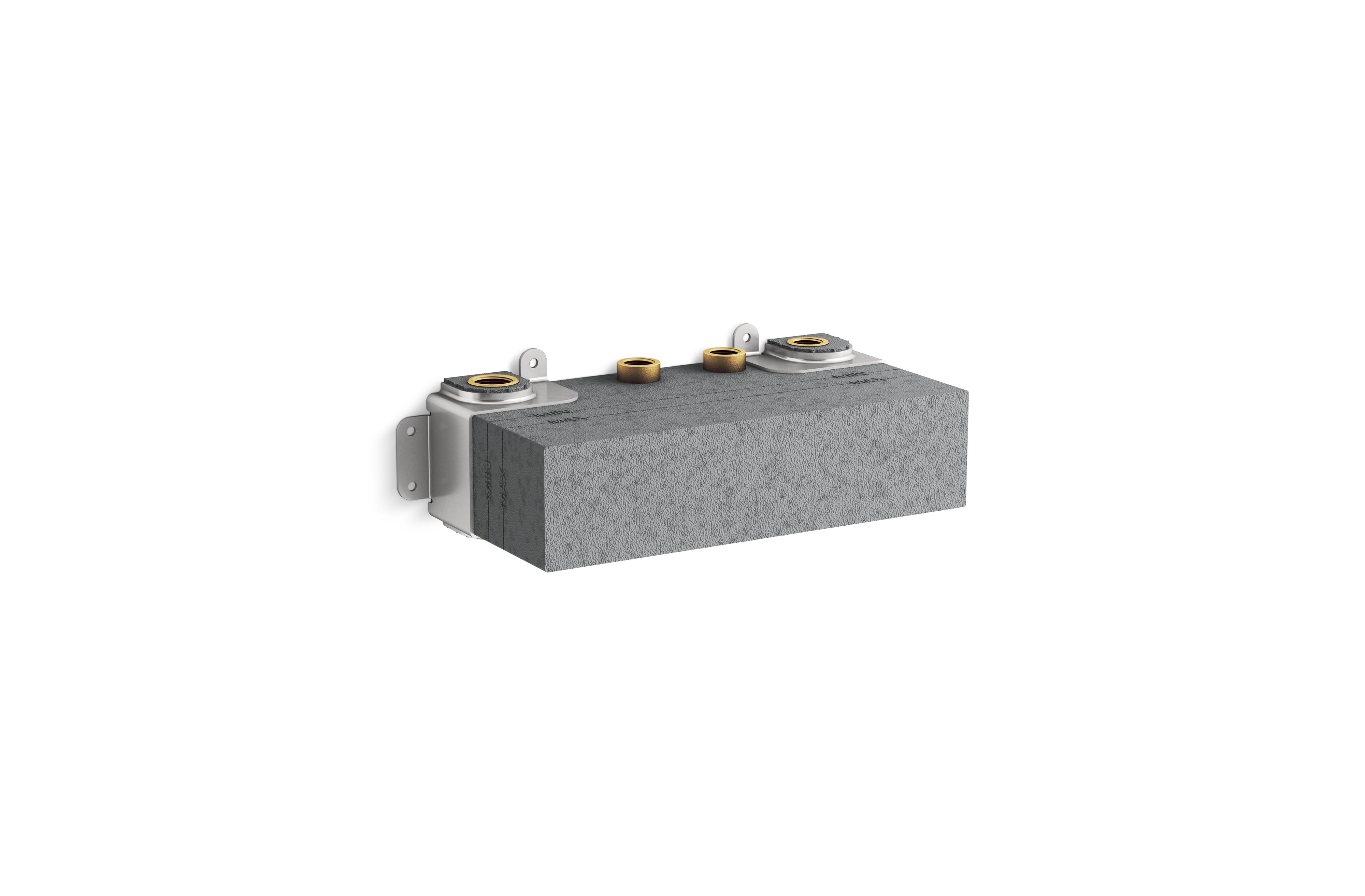 Foundations — Mechanical showering three-port thermostatic valve with integrated volume control